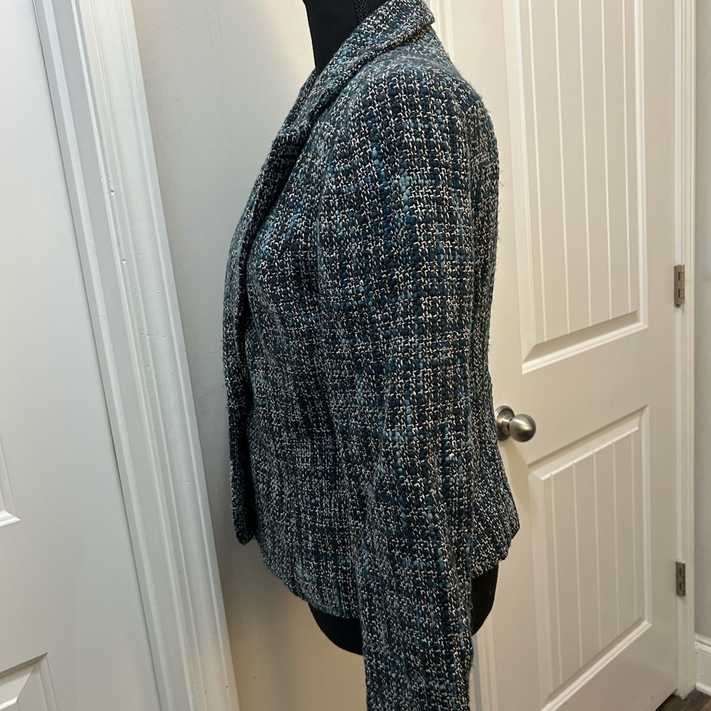 Mossimo Supply Co. Black & White Tweed Blazer | Size Medium | Classic Workwear - Picture 3 of 5